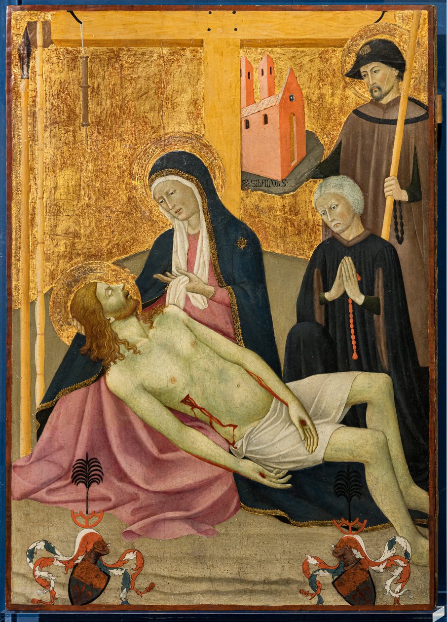 Lamentation with St. Sebaldus and the Client Peter Volckamer by Italian School