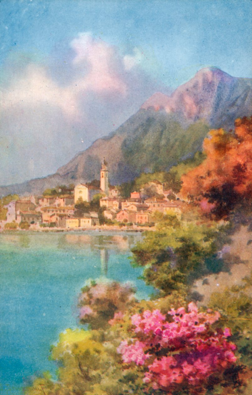 Limone, Lake Garda, Italy by Italian School