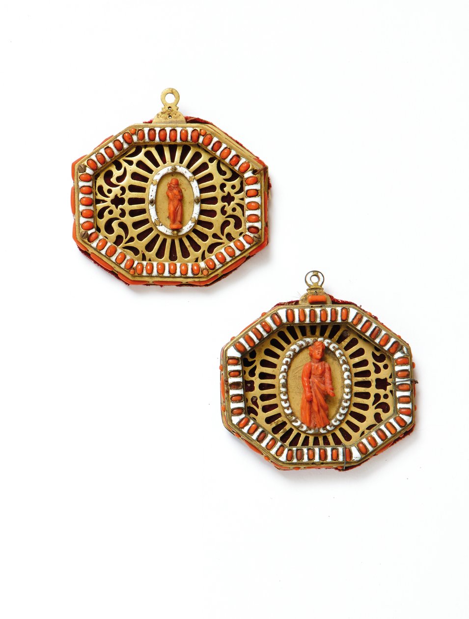 Matched Pair of Frames, Trapani, Mid 17th Century by Italian School