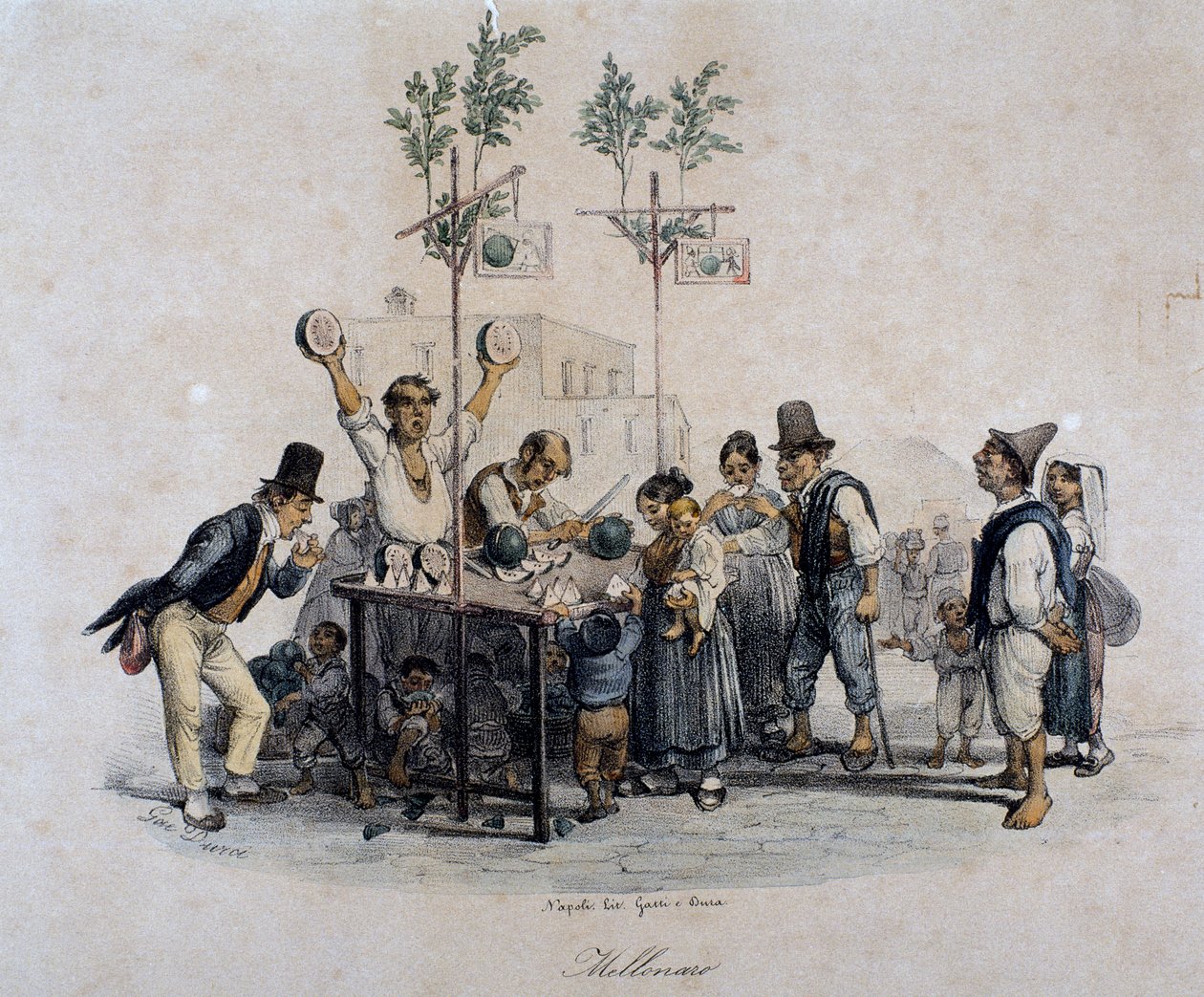 Melon seller by Italian School