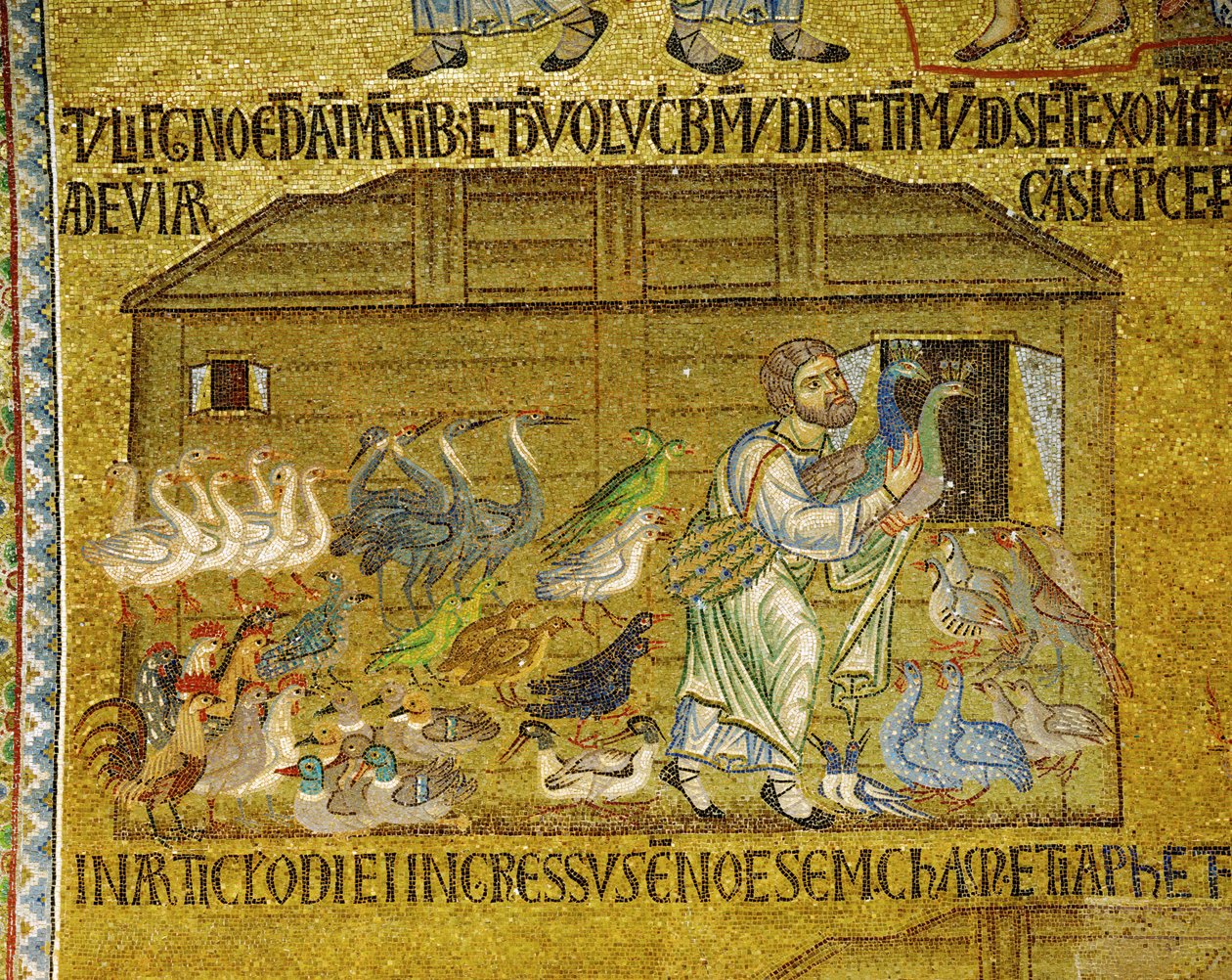 Noah Helps Pairs of Animals Enter the Ark by Italian School