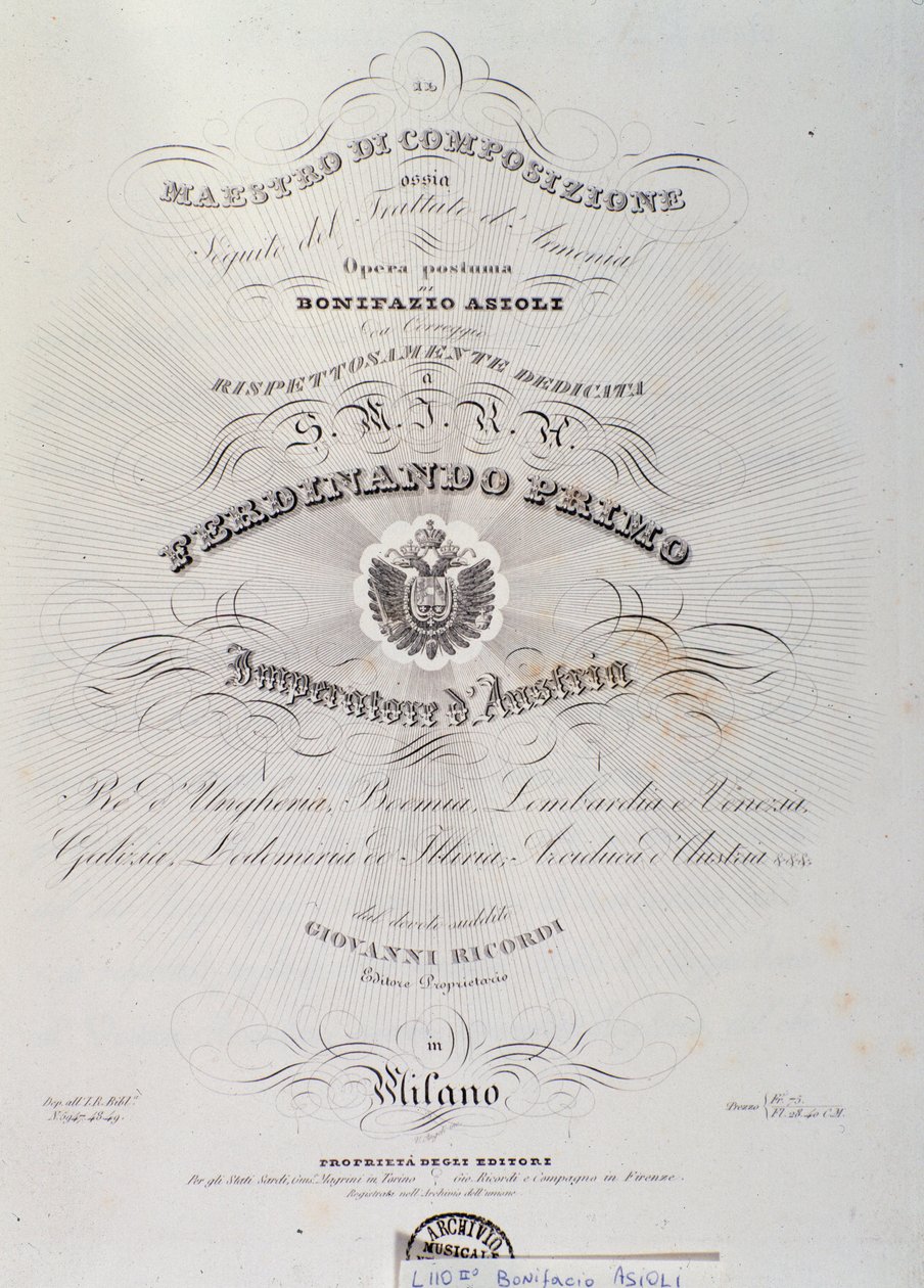 Page taken from Harmony Treaty by Italian School
