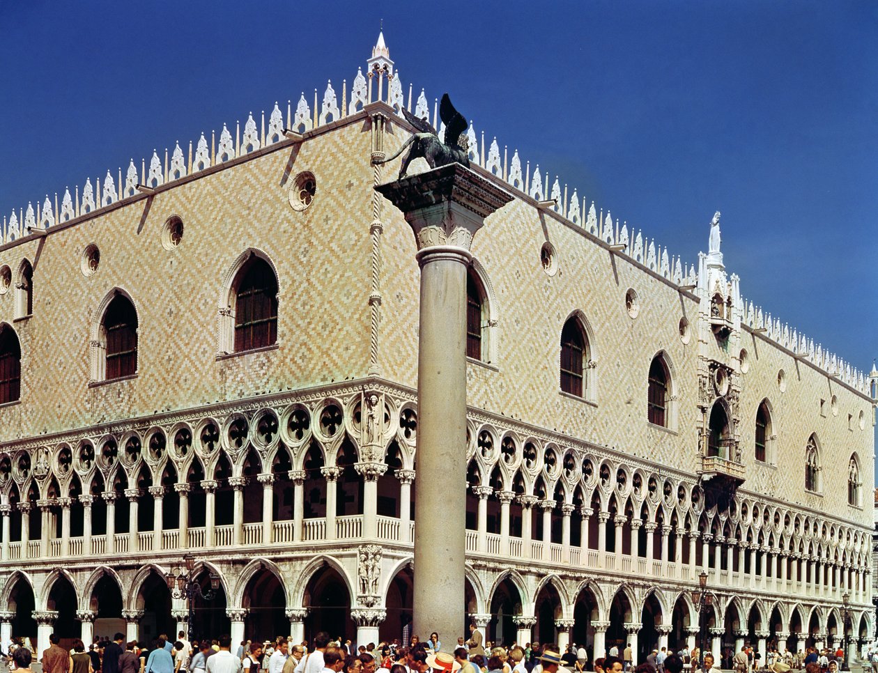 Palazzo Ducale, begun c.1340 by Italian School