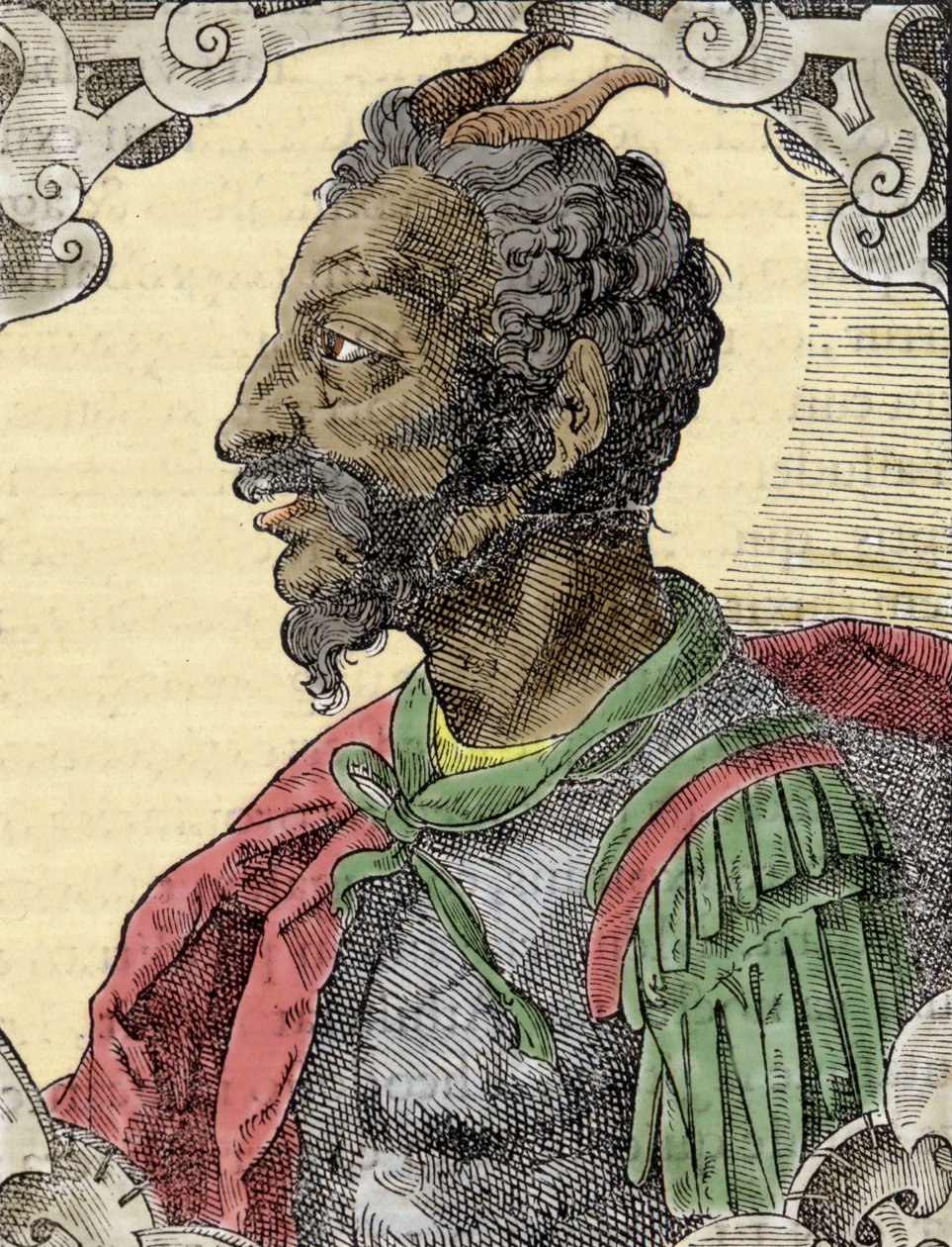 Portrait of Attila (from Bernardino Corio