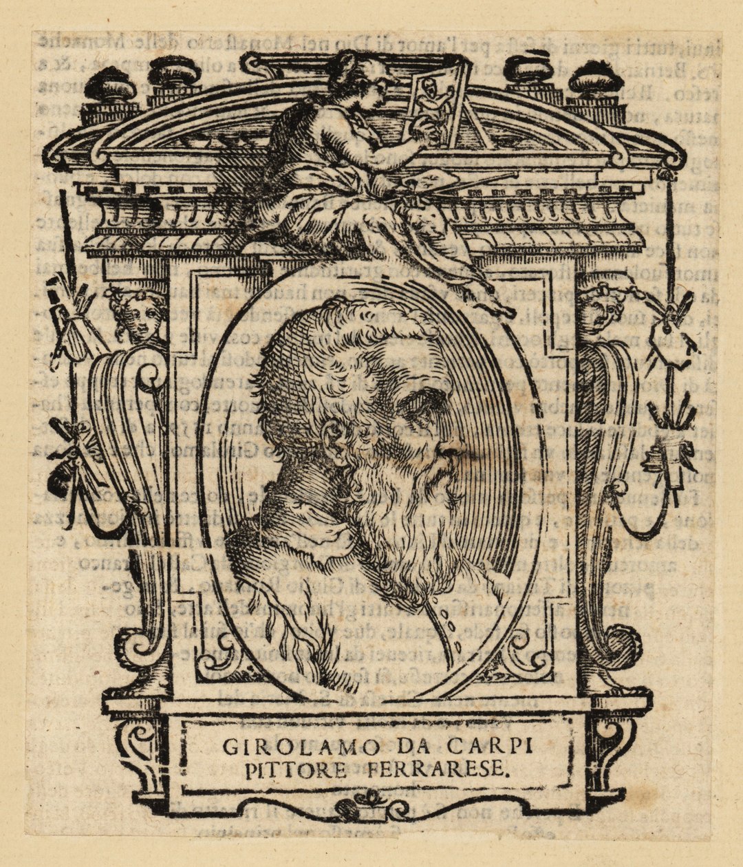 Portrait of Girolamo Da Carpi by Italian School