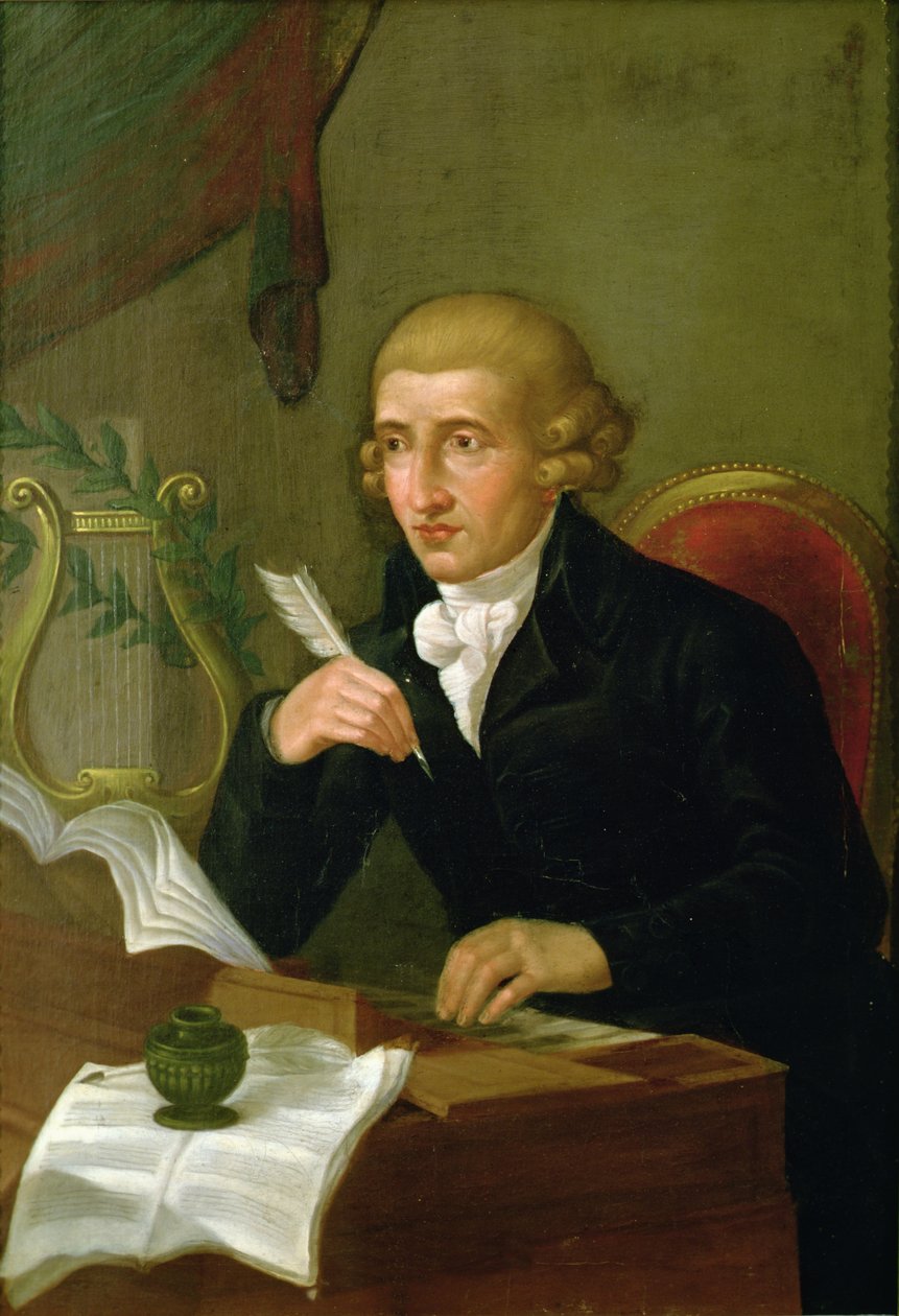Portrait of Joseph Haydn (1732 - 1809) by Italian School