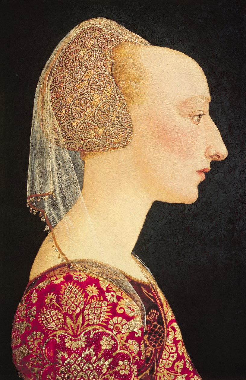 Portrait of a Lady in Red by Italian School