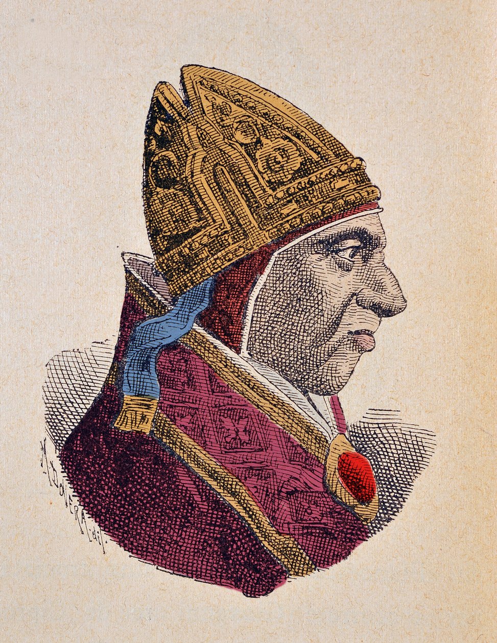 Portrait of Pope Calixte III (1455-1458) by Italian School