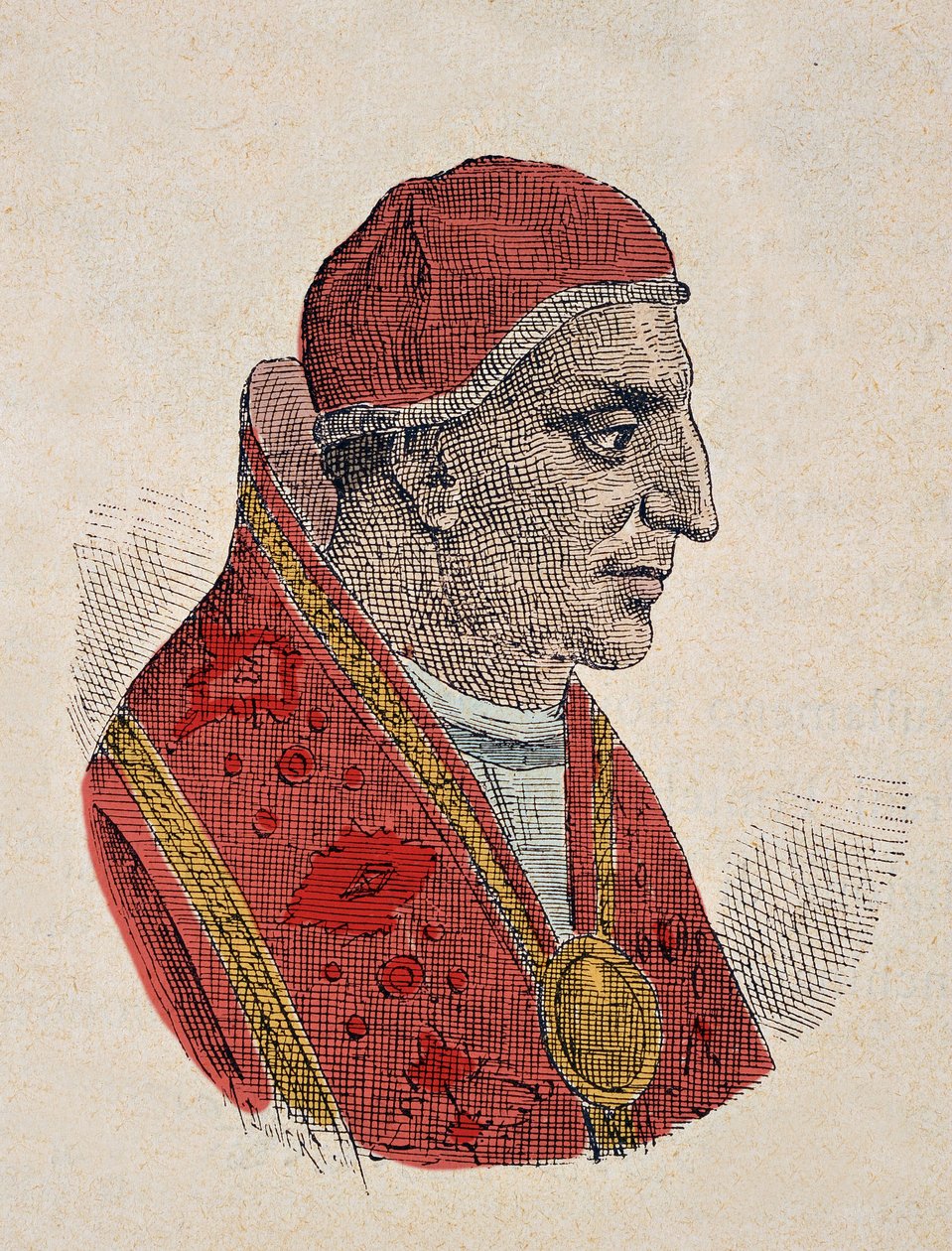 Portrait of Pope Stephen III (768-772) by Italian School