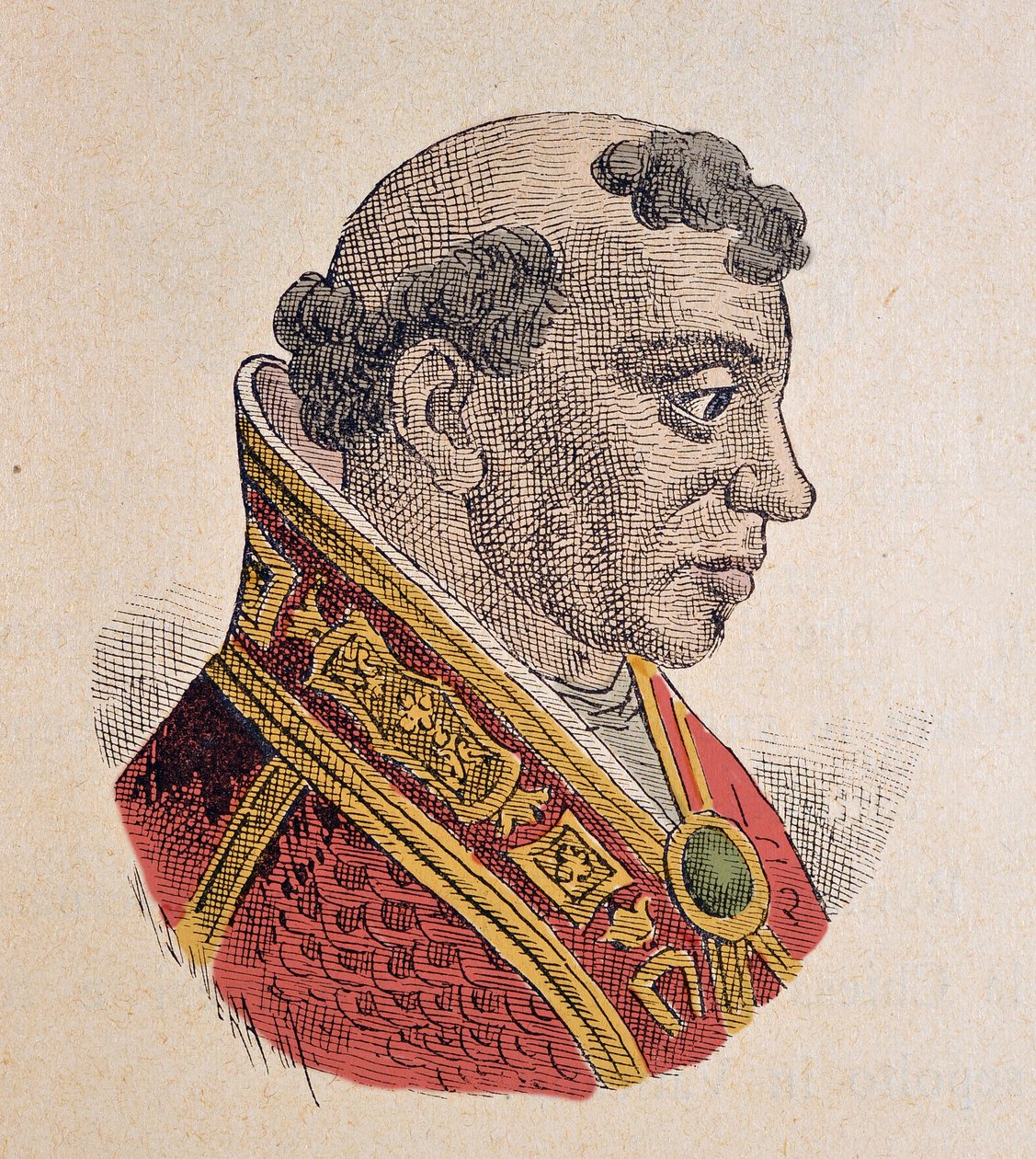 Portrait of Pope Formosus (891-896) by Italian School