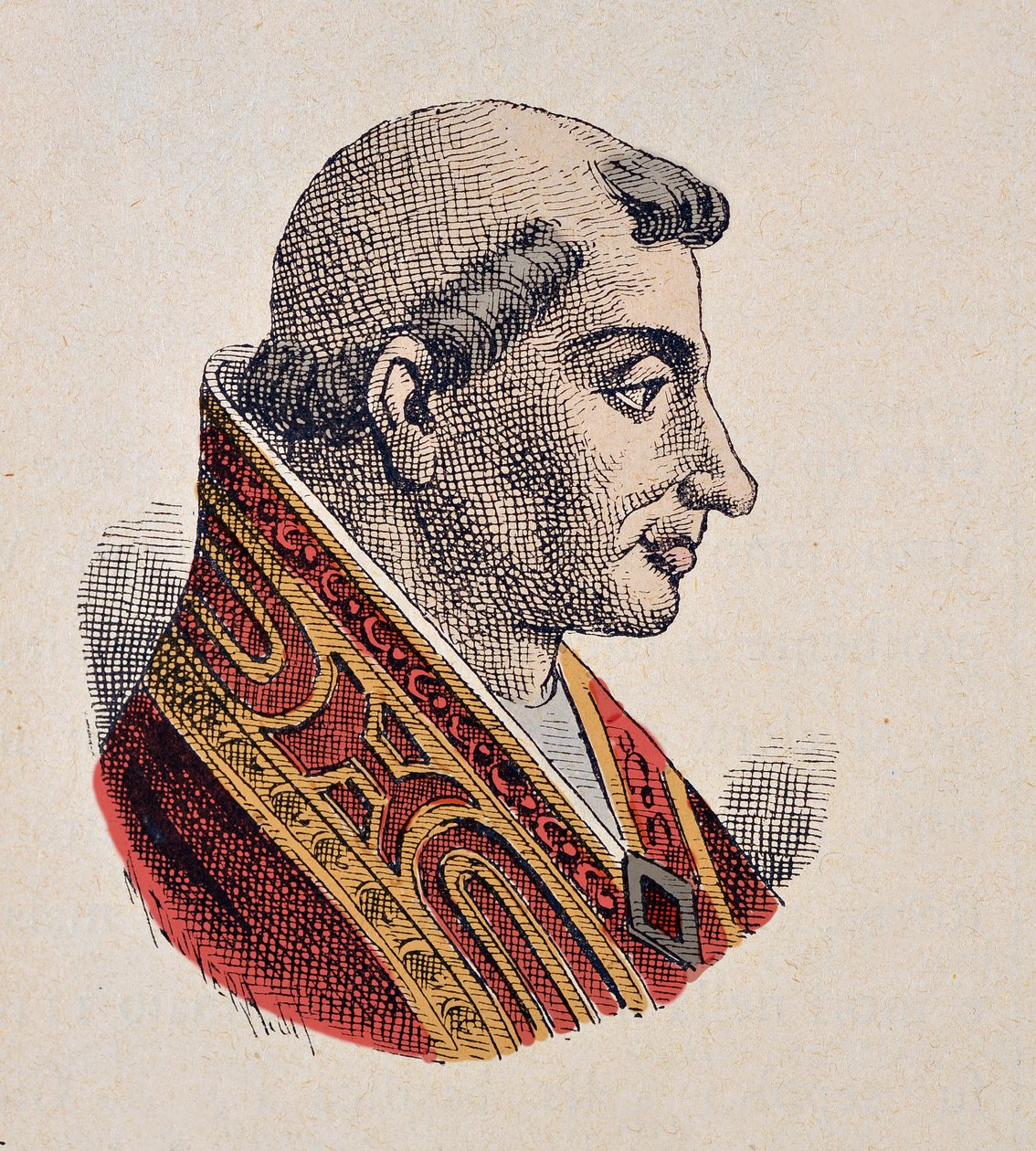 Portrait of Pope Gelasius II (1118-1119) by Italian School