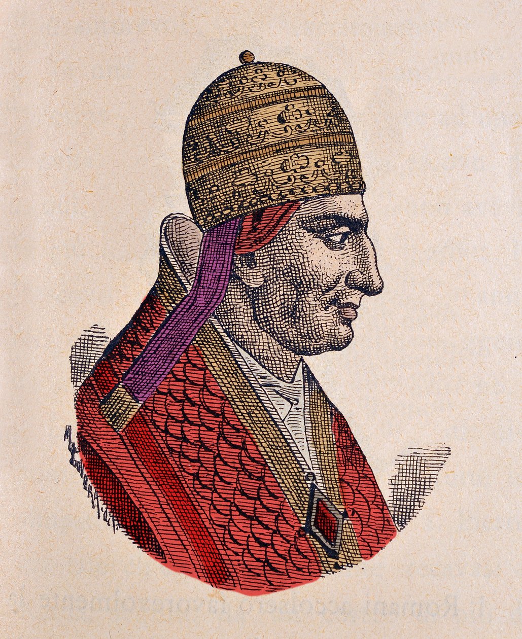 Portrait of Pope Gregory VI (1045-1046) by Italian School