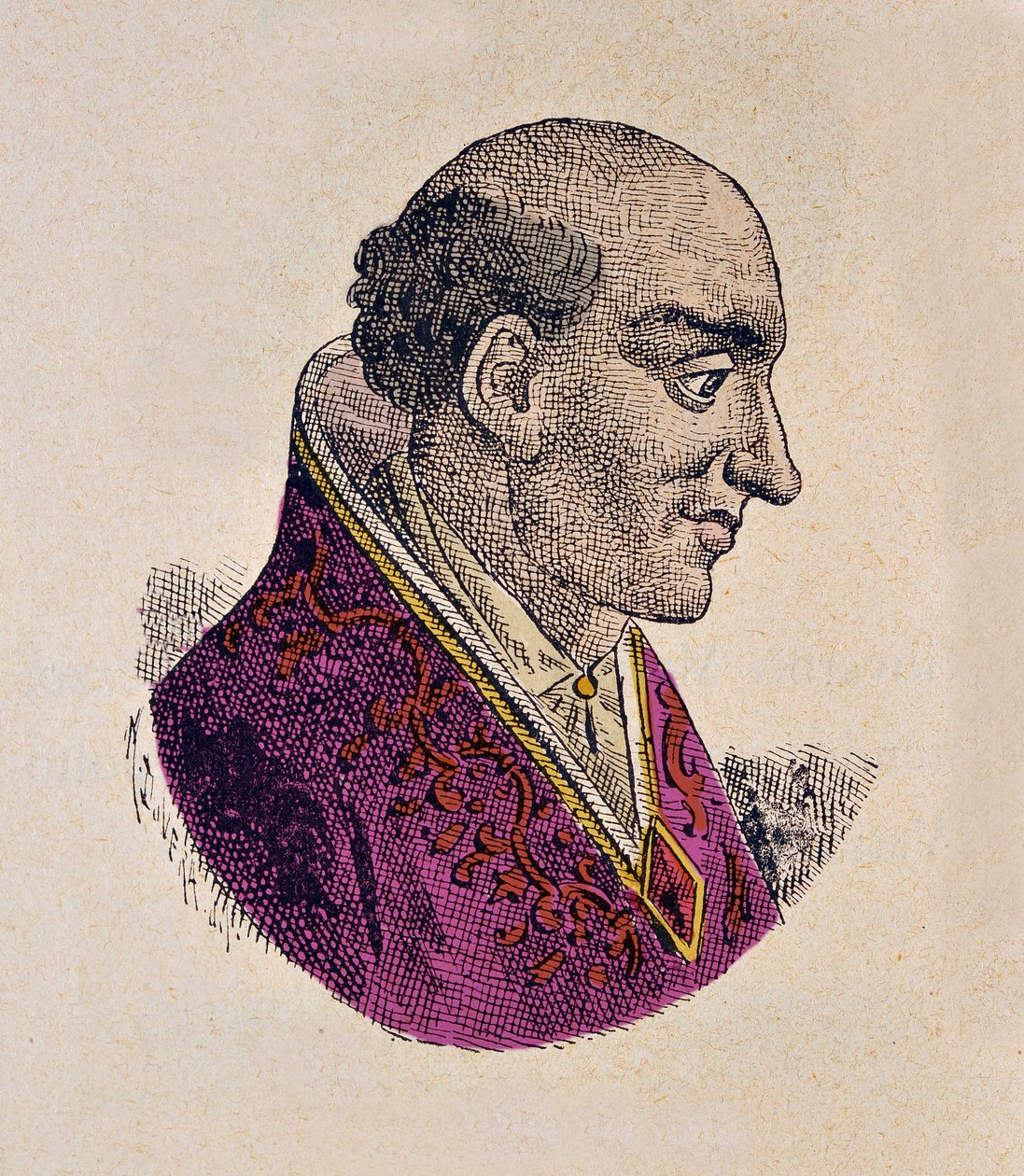 Portrait of Pope John XII (955-963) by Italian School