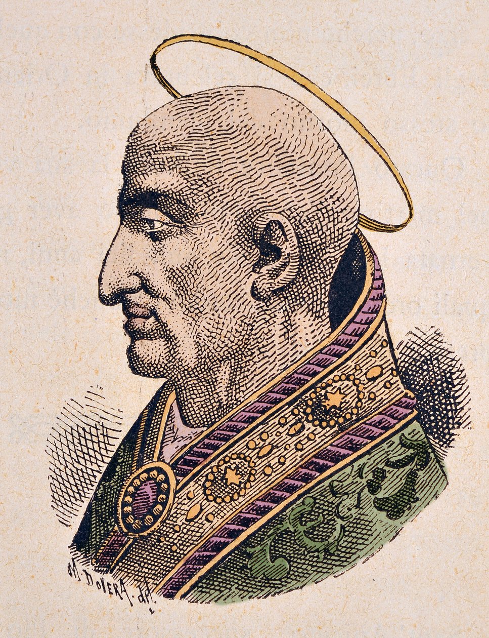 Portrait of Pope Pius I (ca. 144-155) by Italian School