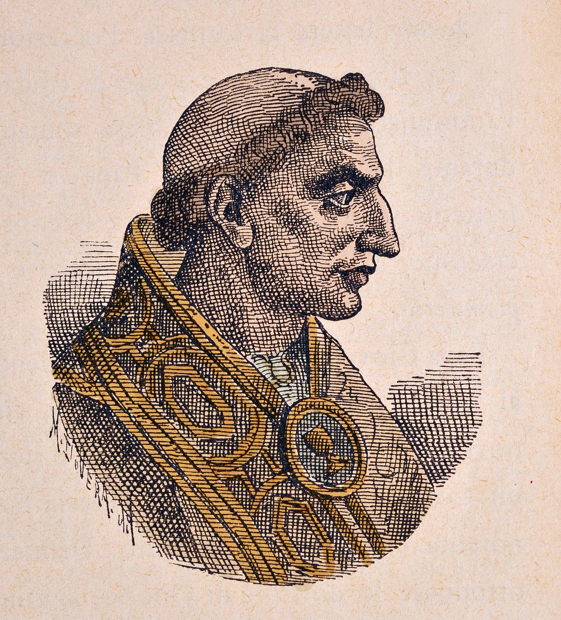 Portrait of Pope Severinus (638-640) by Italian School
