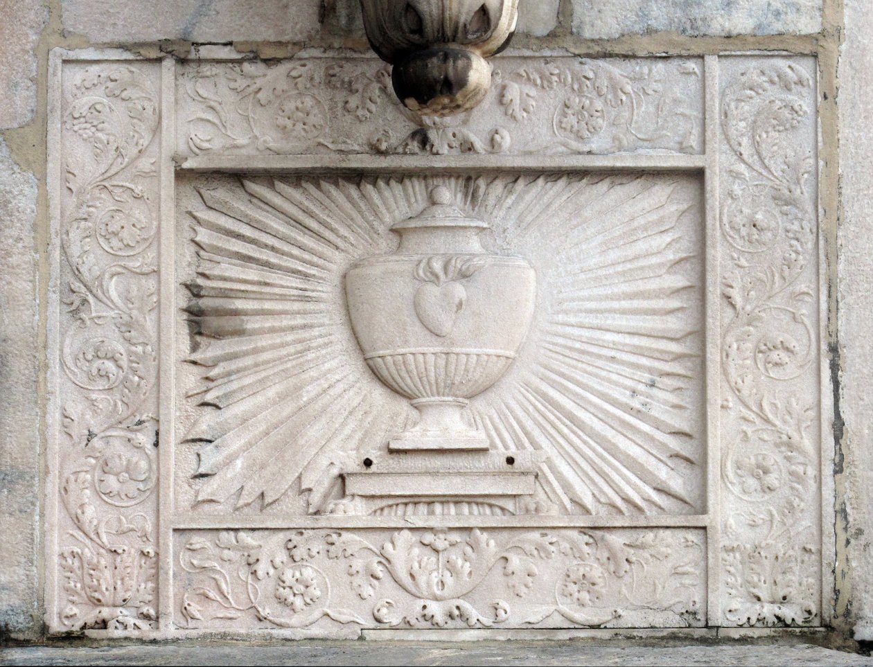 Representation of the Holy Grail in the Cathedral of Milan by Italian School