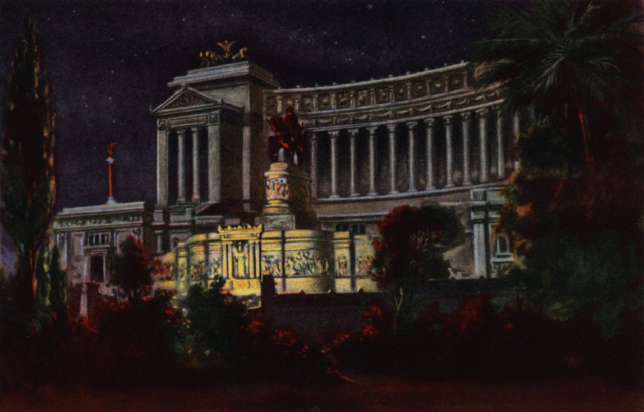 Monument to Vittorio Emanuele II, Rome by Italian School