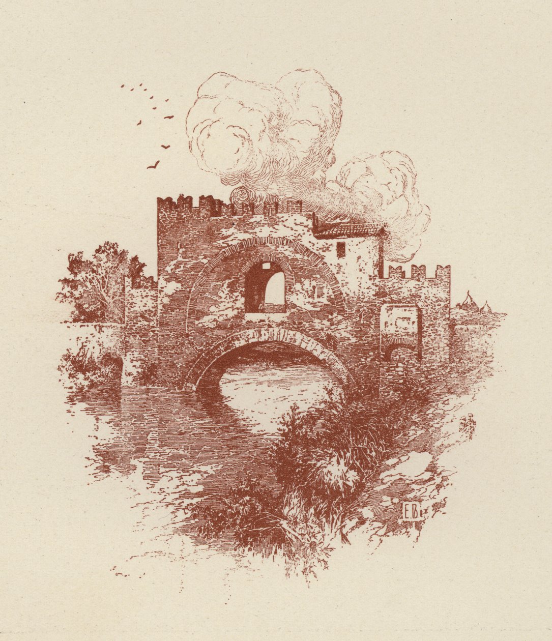 Rome, Ponte Nomentano by Italian School