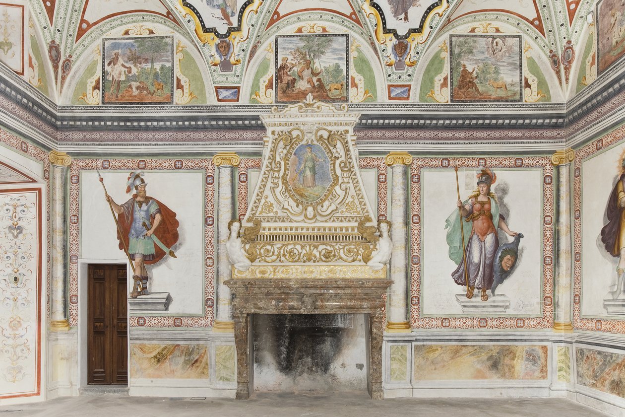 Room of Jupiter and Mercury: Mars and Minerva by Italian School