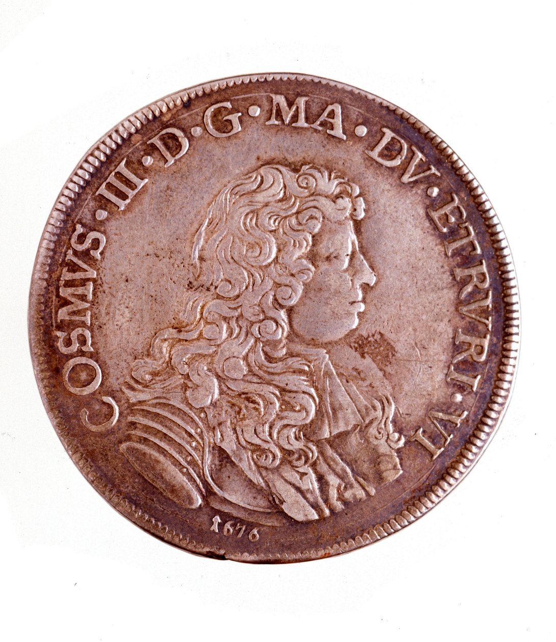 Silver Piastra from Florence, Reign of Cosimo III de