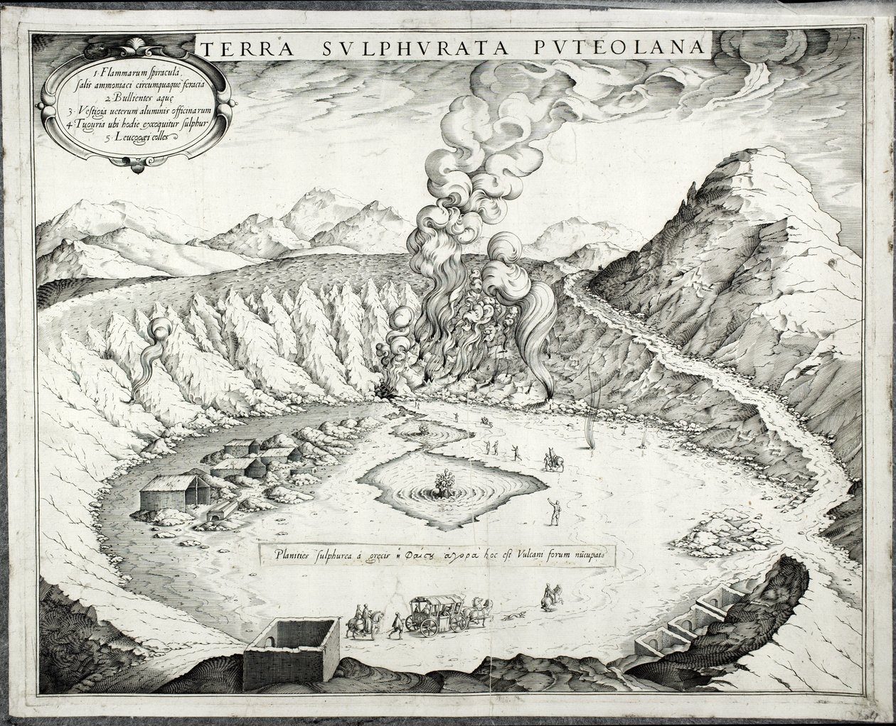 Solfatara Volcano, Pozzuoli, Naples by Italian School
