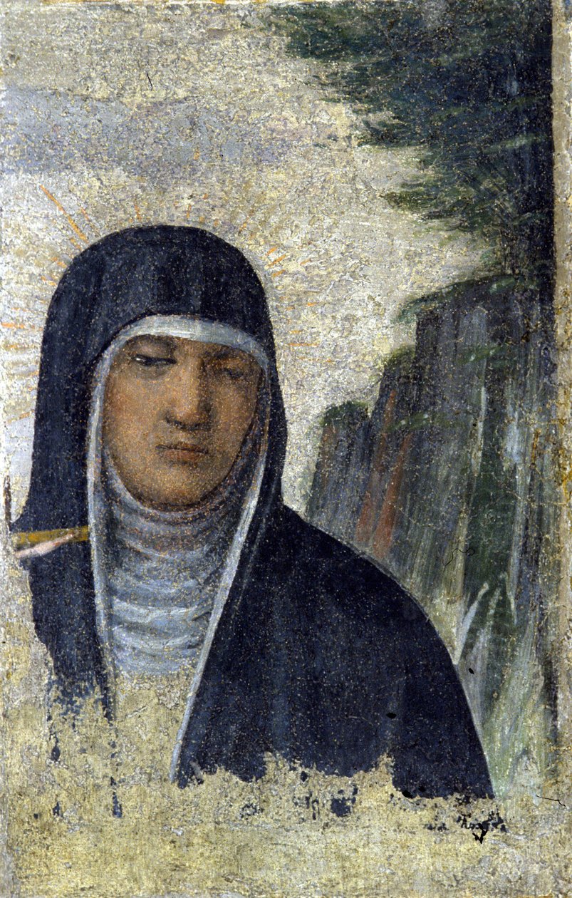 St. Claire, Founder of the Order of the Clares by Italian School