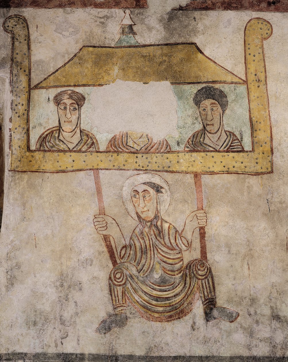 St. Proculus Swinging on Rope (detail) by Italian School