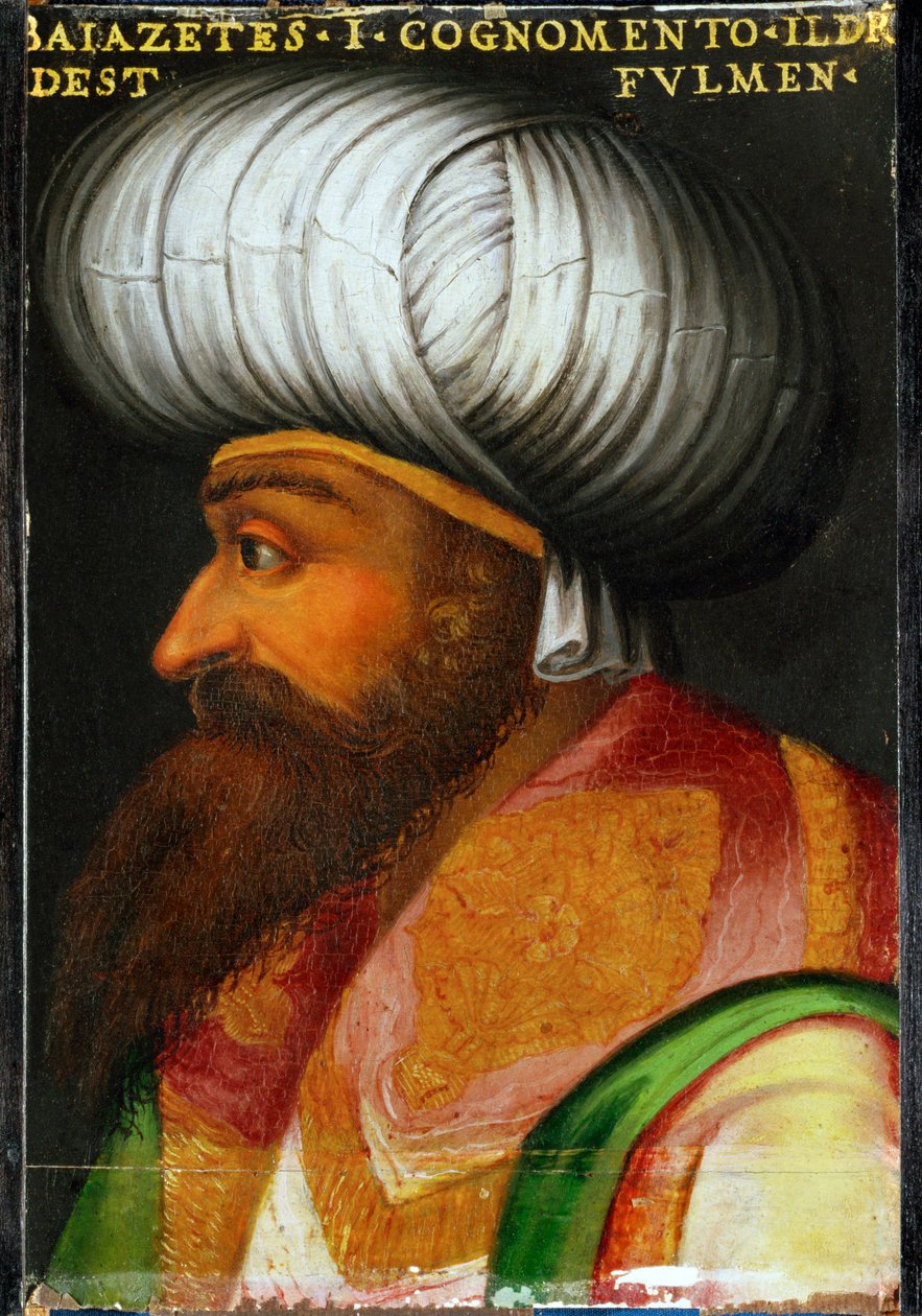 Sultan Bajezid I. Yildirim, Reigned 1389-1402 by Italian School