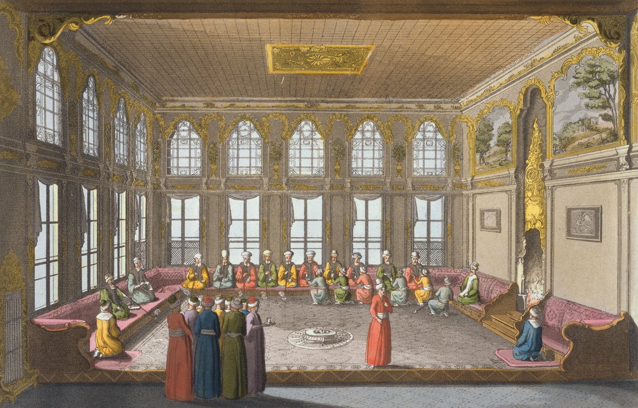 The Apartment of a Minister, plate 57 from Part III, Volume I of 