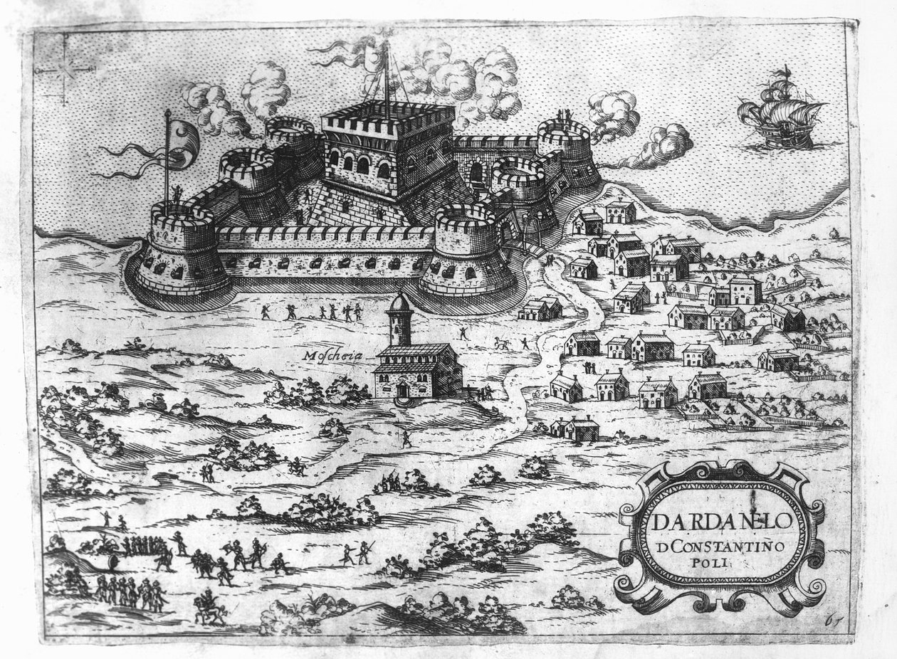The Fortress at Constantinople by Italian School