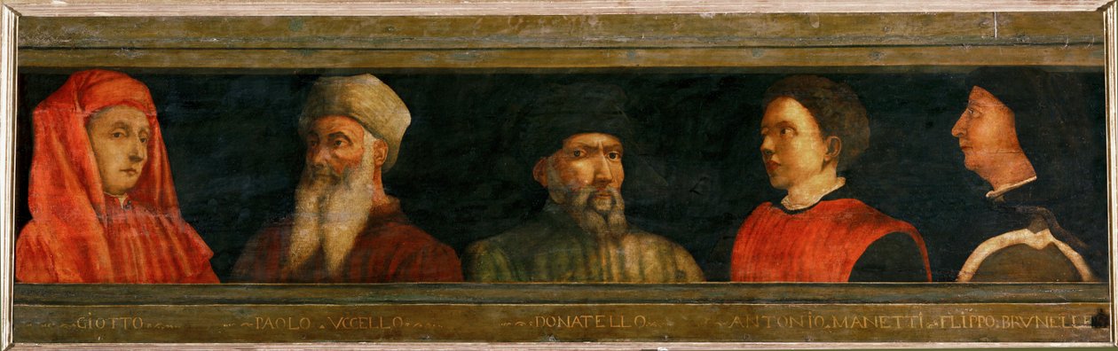 The Masters of Florentine Art: Giotto, Uccello, Donatello, Manetti, Brunelleschi by Italian School