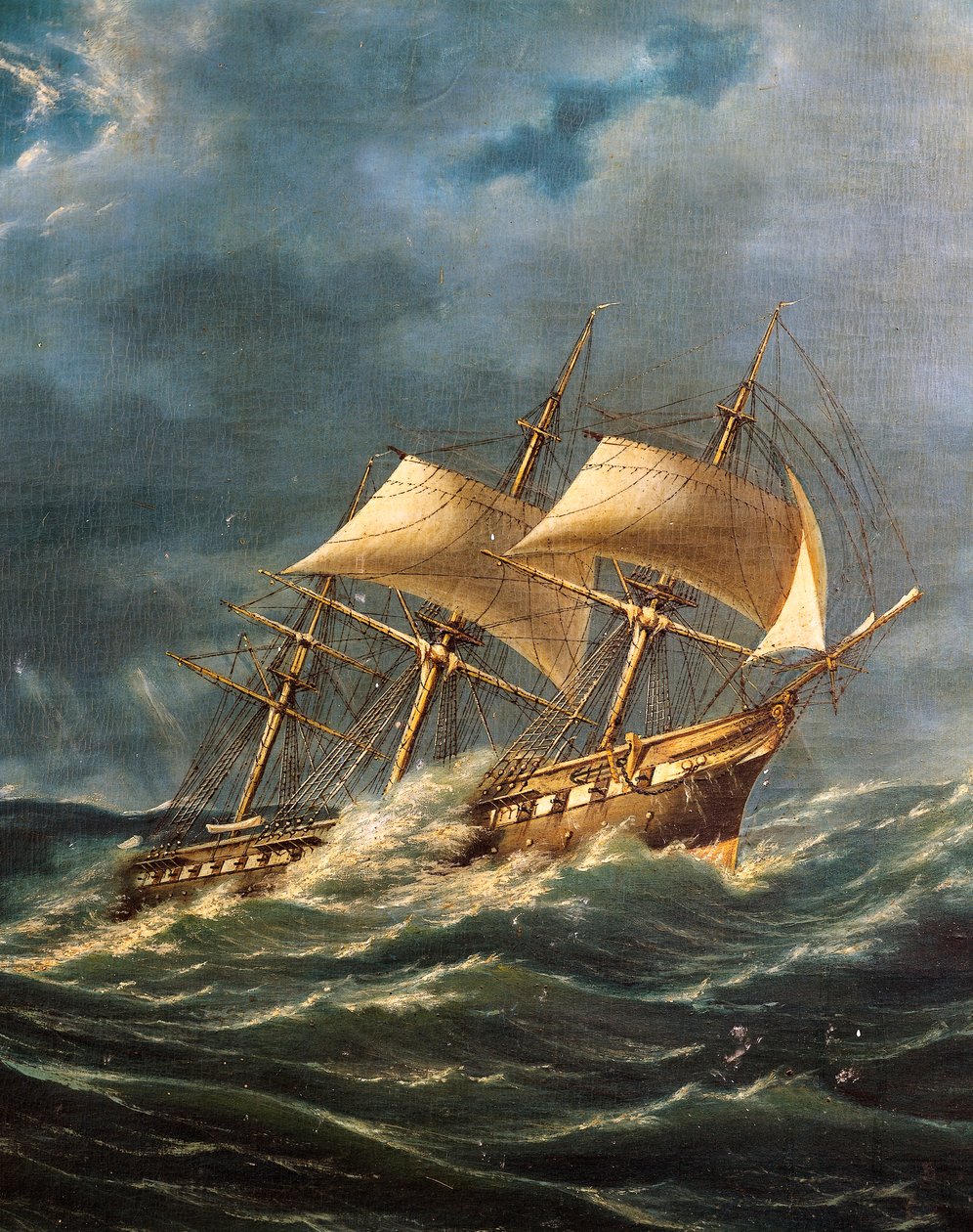 The Princie Umberto steamship with screw propeller, launched August 22 by Italian School