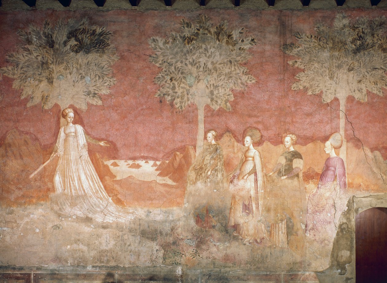 The Ball Game, Scene from the Games Cycle by Italian School