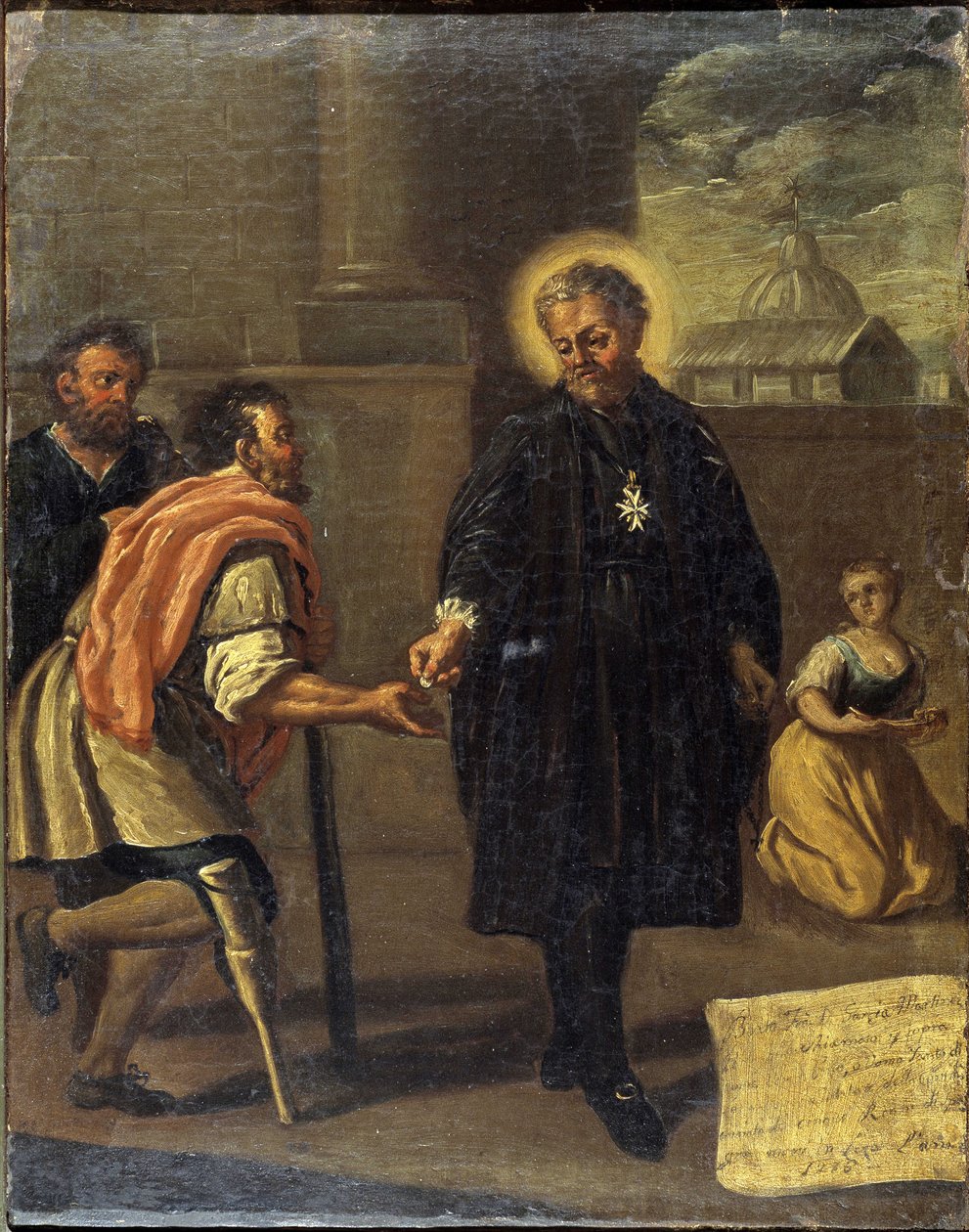 The Blessed Garcia Martinez (Garcia Martinez wounded), Neapolitan School by Italian School