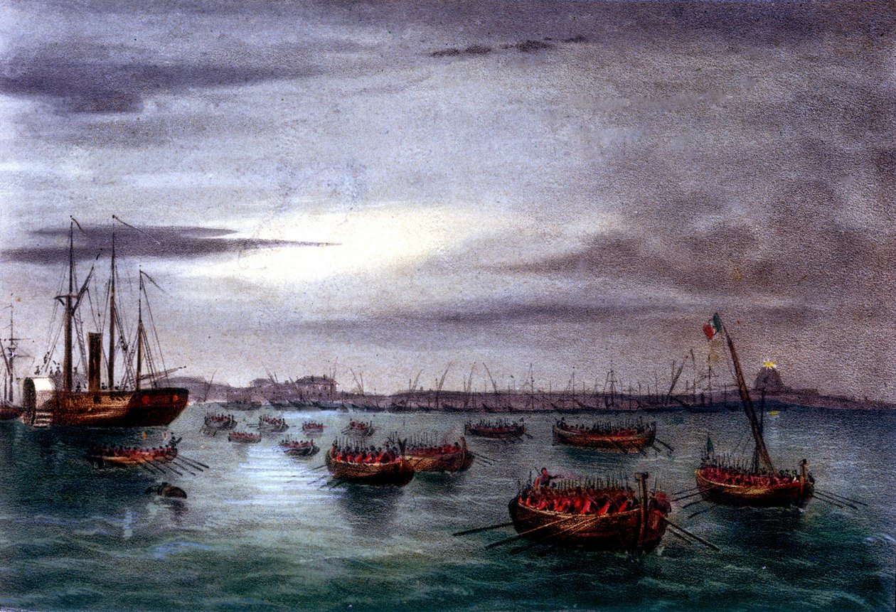 Unification of Italy: the expedition of the Thousand or Red Shirts led ...