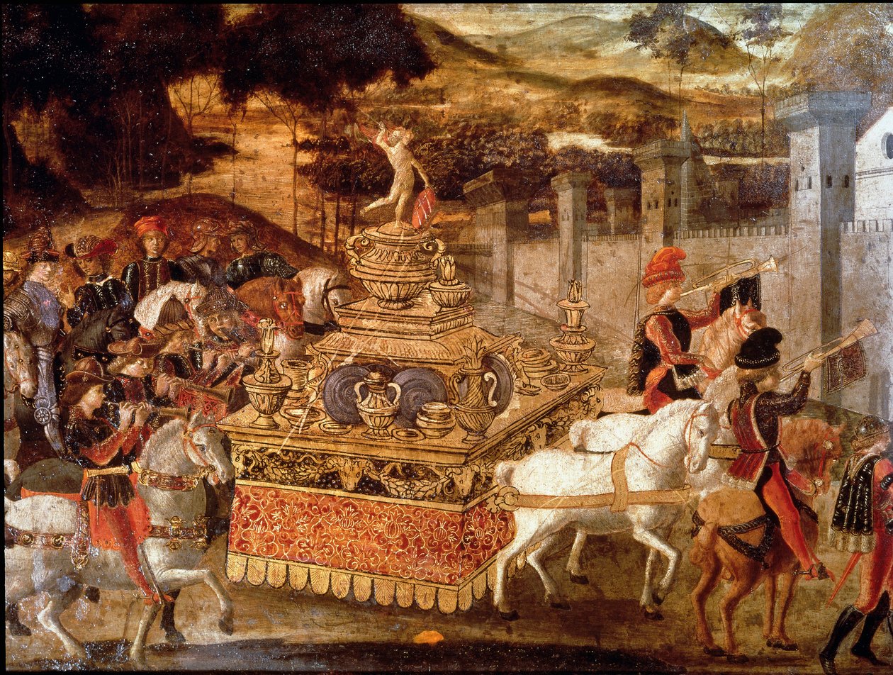 Victory of Lucius Aemilius Paullus over Persee king of Macedonian (detail) by Italian School