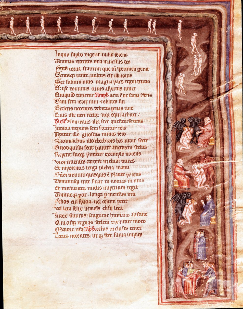 View of the Underworld, illustration for Furious Hercules by Seneca by Italian School