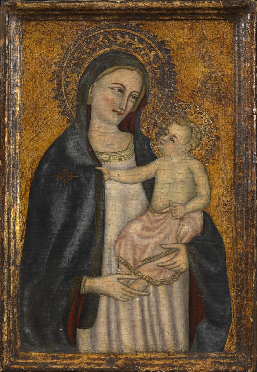 Virgin and Child, Forgery of a Work of c.1450 by Italian School
