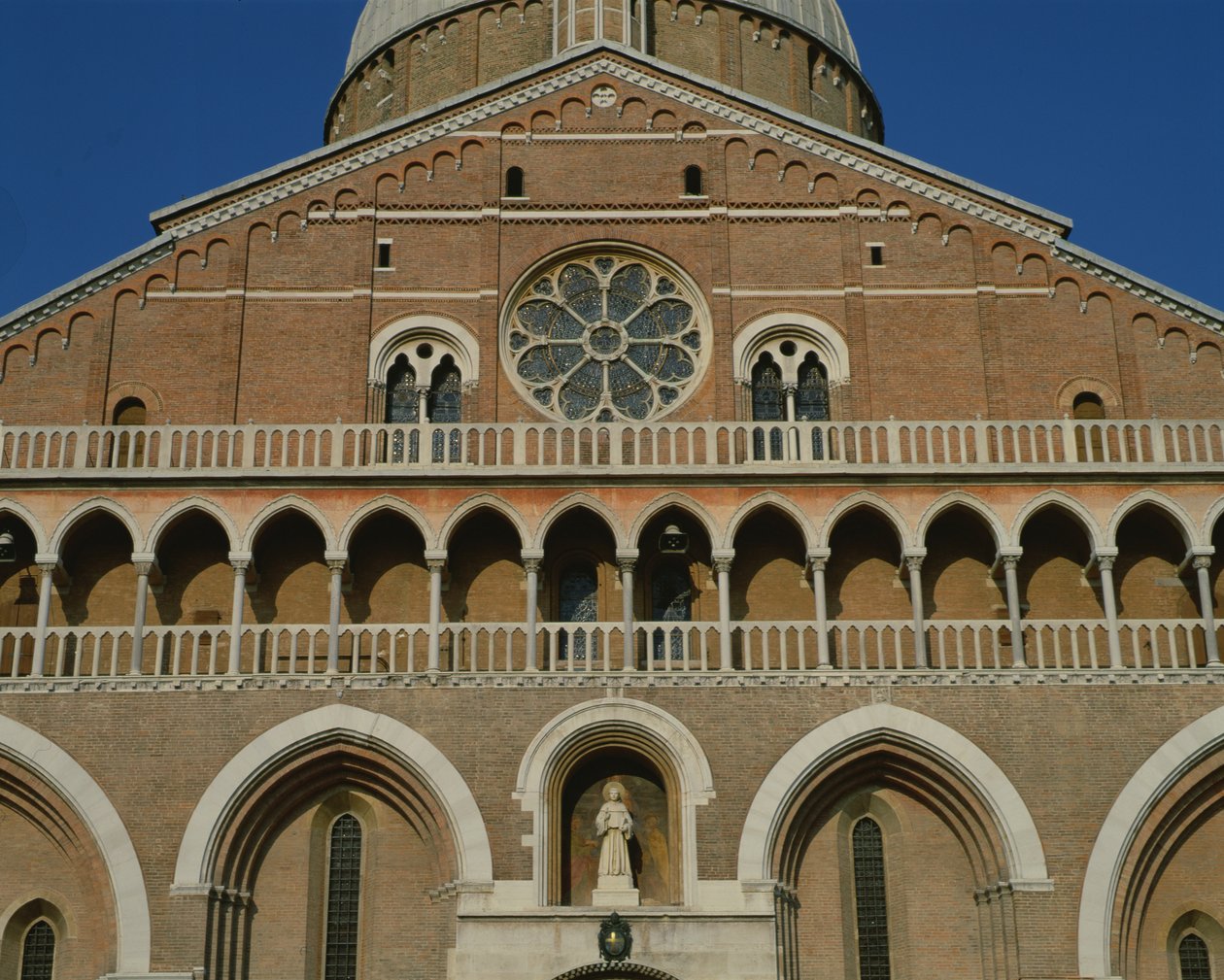 West facade (detail) by Italian School