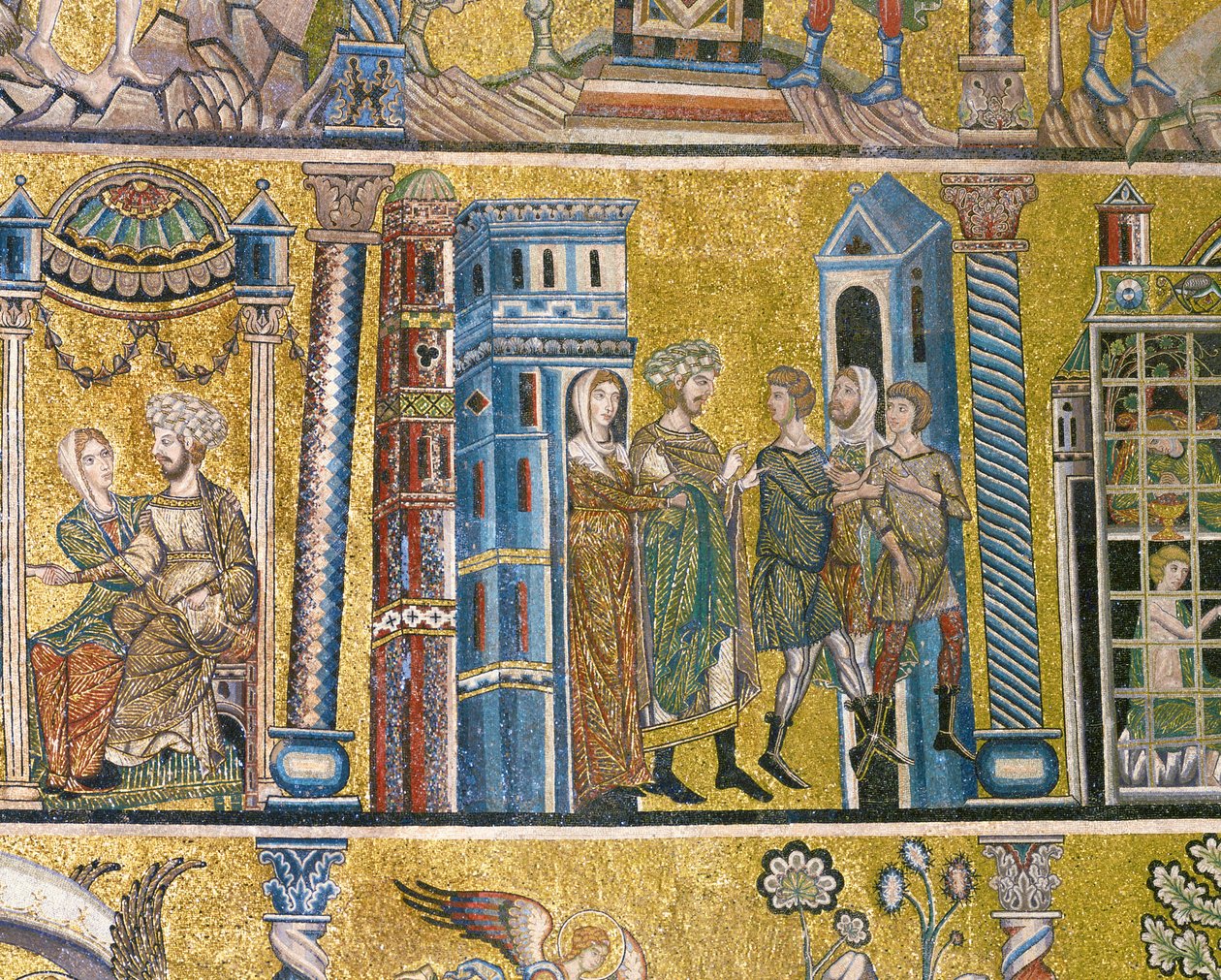 Joseph Accused by Potiphar by Italian school