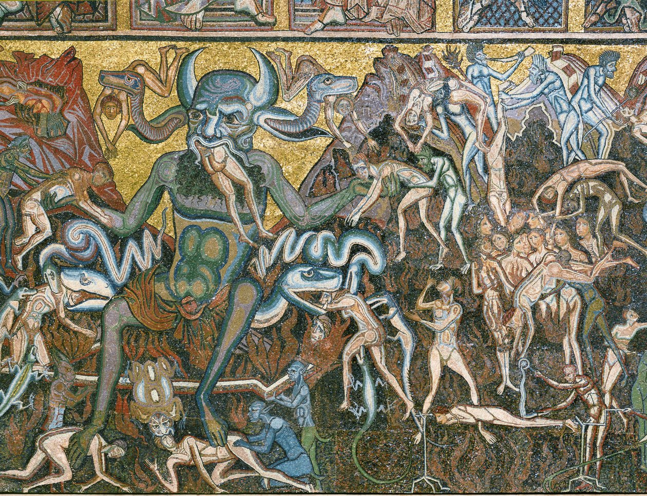 The Last Judgement: Satan Swallows the Damned by Italian school
