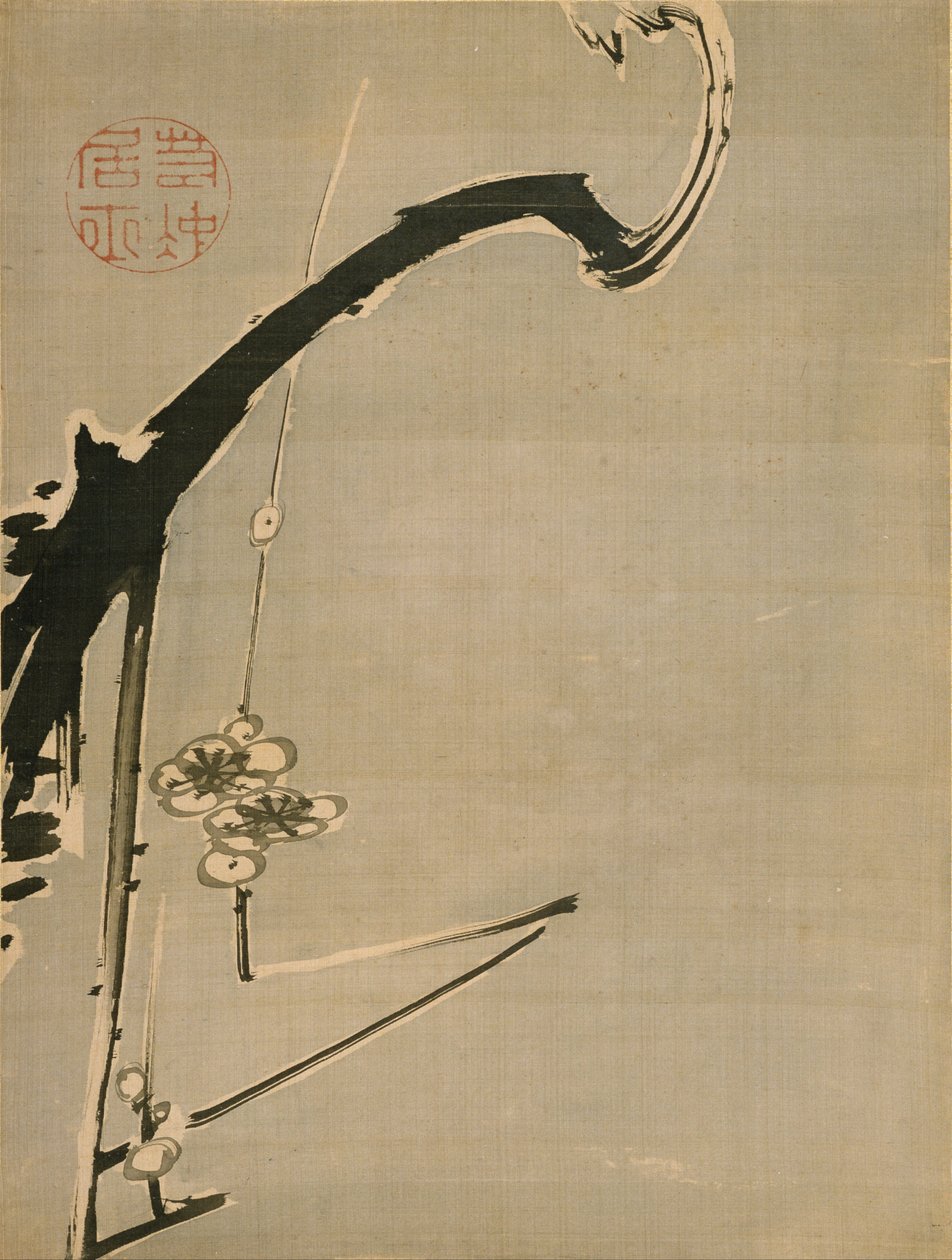 Plum Blossoms by Ito Jakuchu