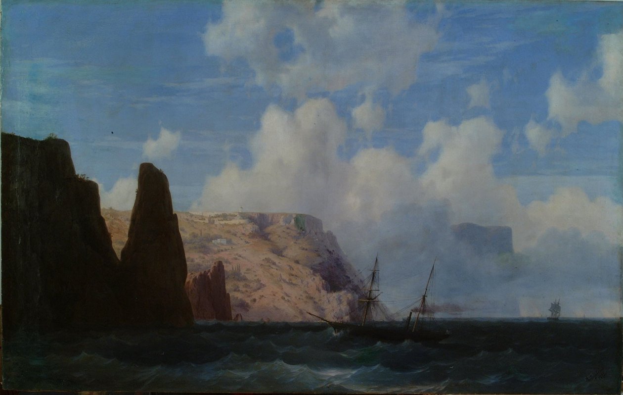 Rocky Cliffs by Ivan Aivazovsky