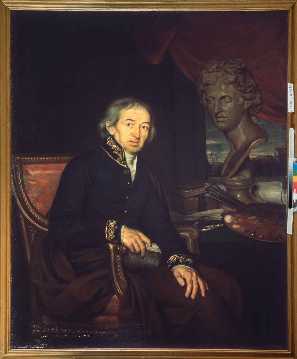 Portrait of the Artist Dmitri Levitsky by Ivan Ereemevich Yakovlev