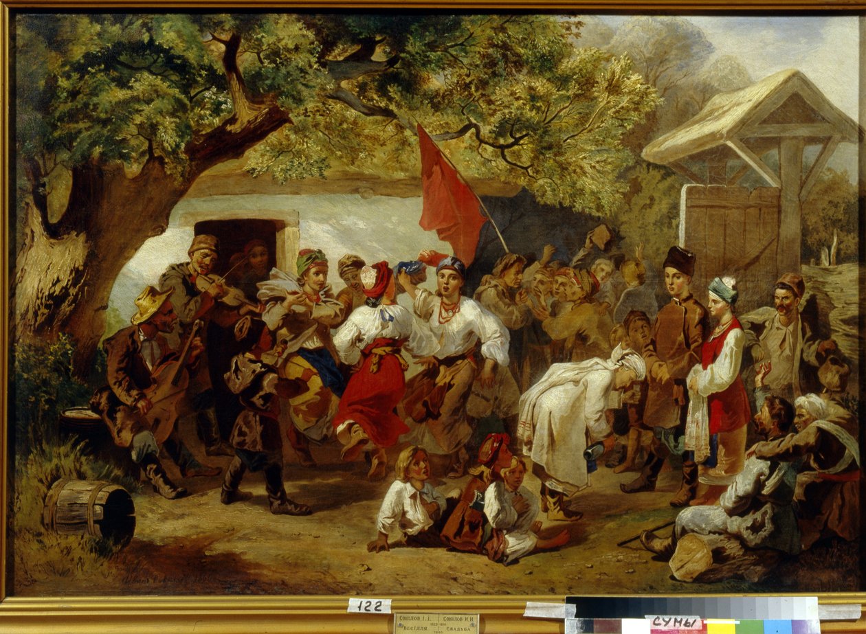 The Wedding Feast by Ivan Ivanovich Sokolov