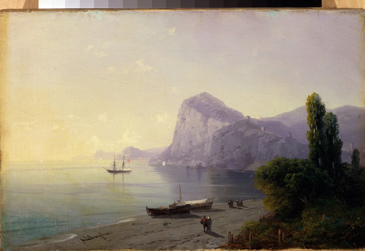 Sudak, Fortress by Ivan Konstantinovich Aivazovsky