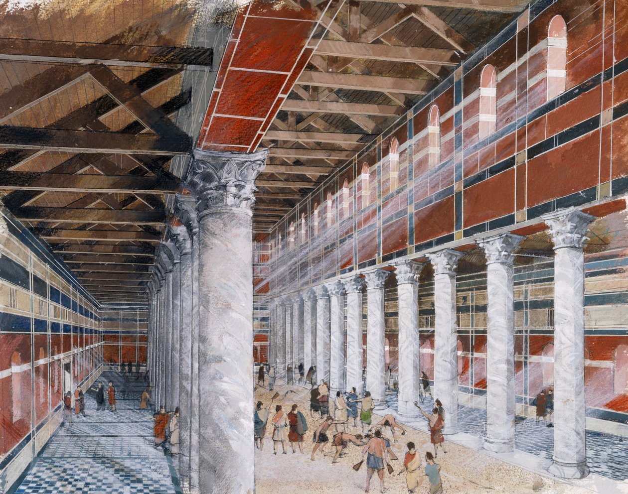 Baths Basilica, Wroxeter Roman City by Ivan Lapper