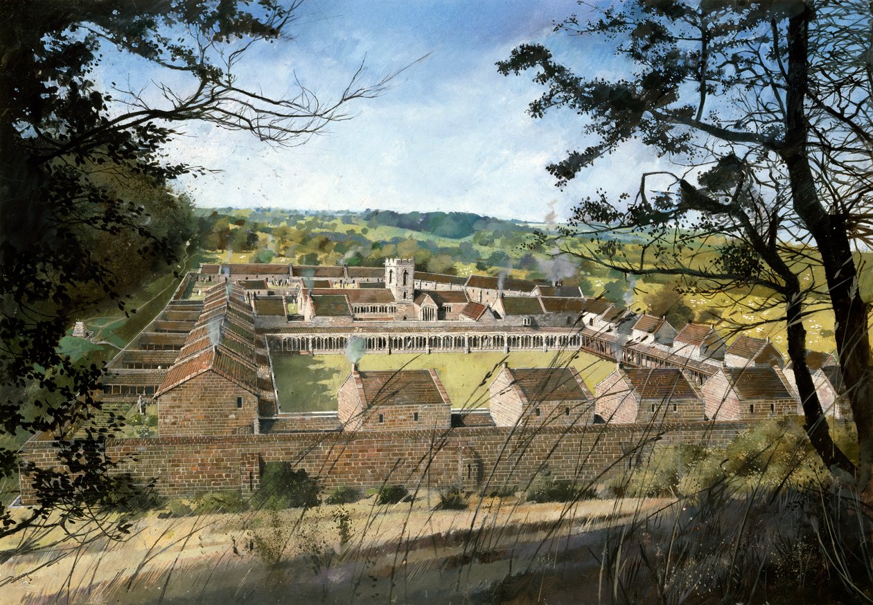 Mount Grace Priory by Ivan Lapper