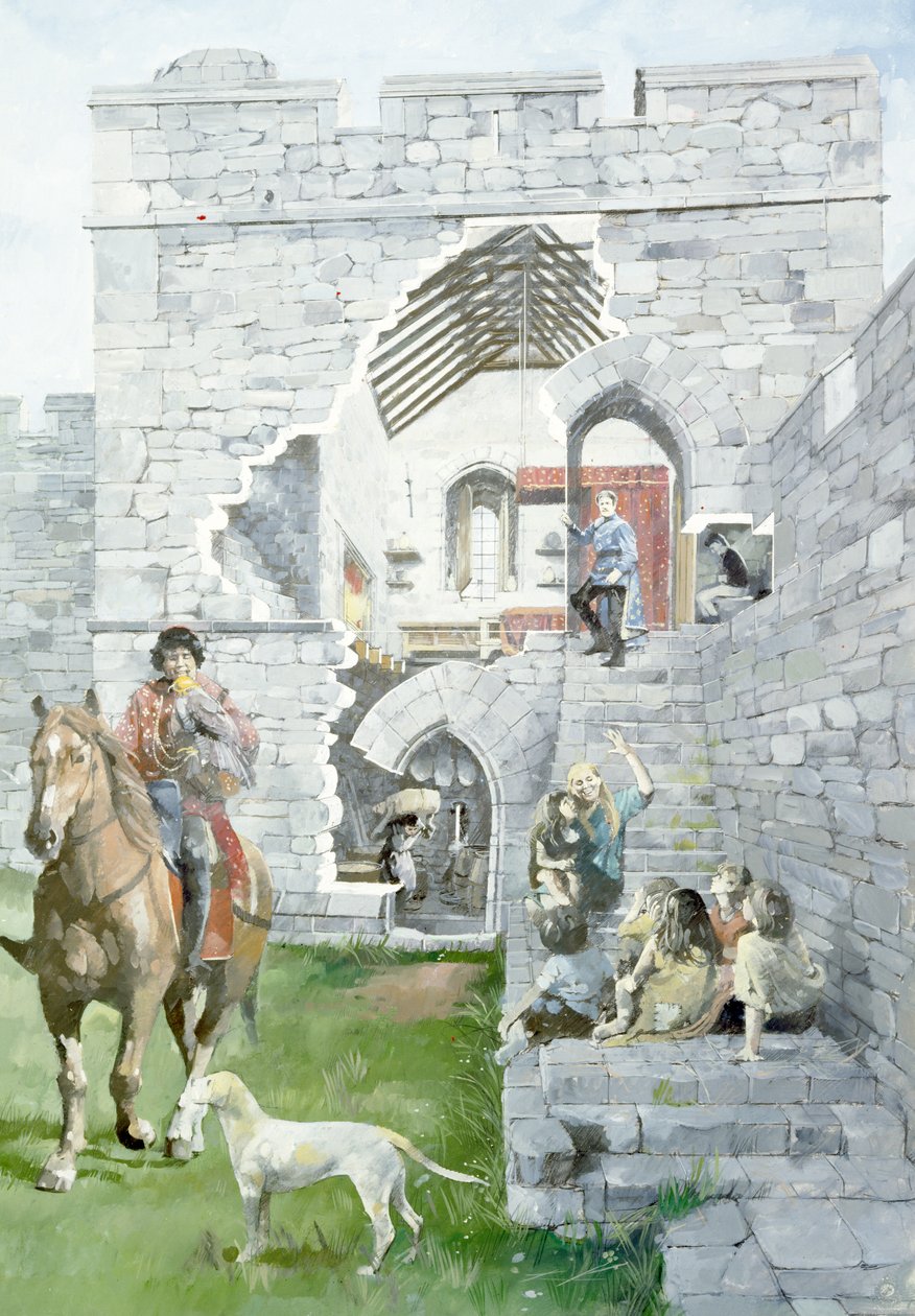 Pickering Castle by Ivan Lapper