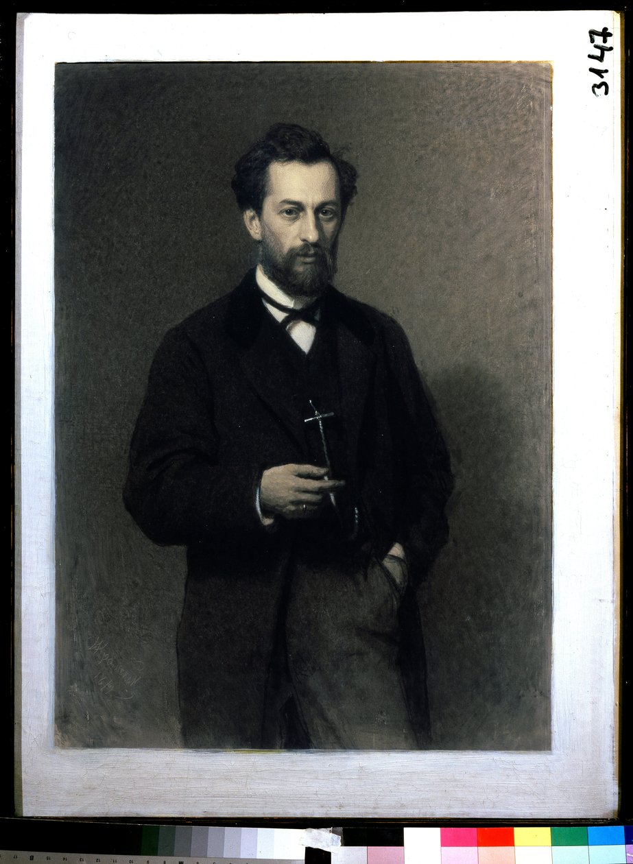Portrait of the Artist M.K. Clodt by Ivan Nikolaevich Kramskoy